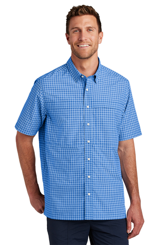 Port Authority Men's Plaid Short Sleeve UV Daybreak Shirt